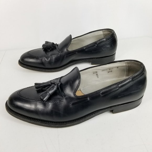 Alden leather tassel loafers mens 11.5 B/D Black - Picture 4 of 16